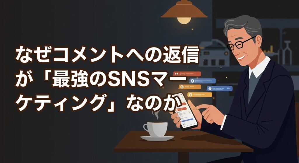 なぜコメントへの返信が「最強のSNSマーケティング」なのか