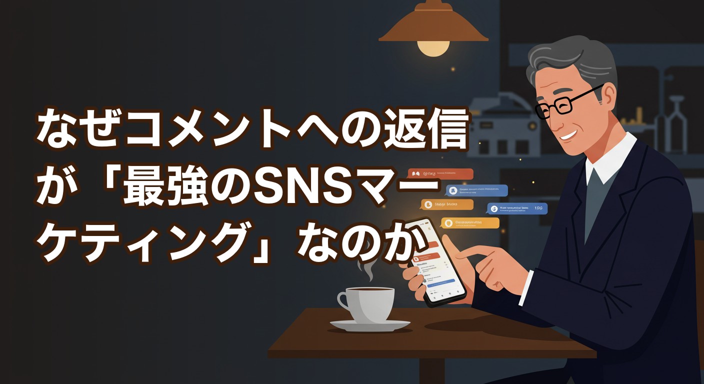 なぜコメントへの返信が「最強のSNSマーケティング」なのか