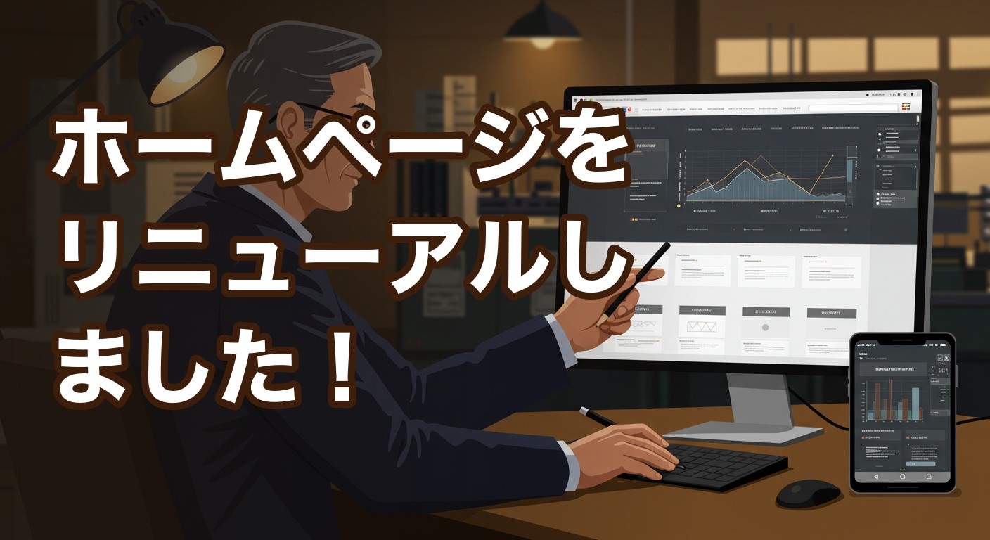 ホームページをリニューアルしました！