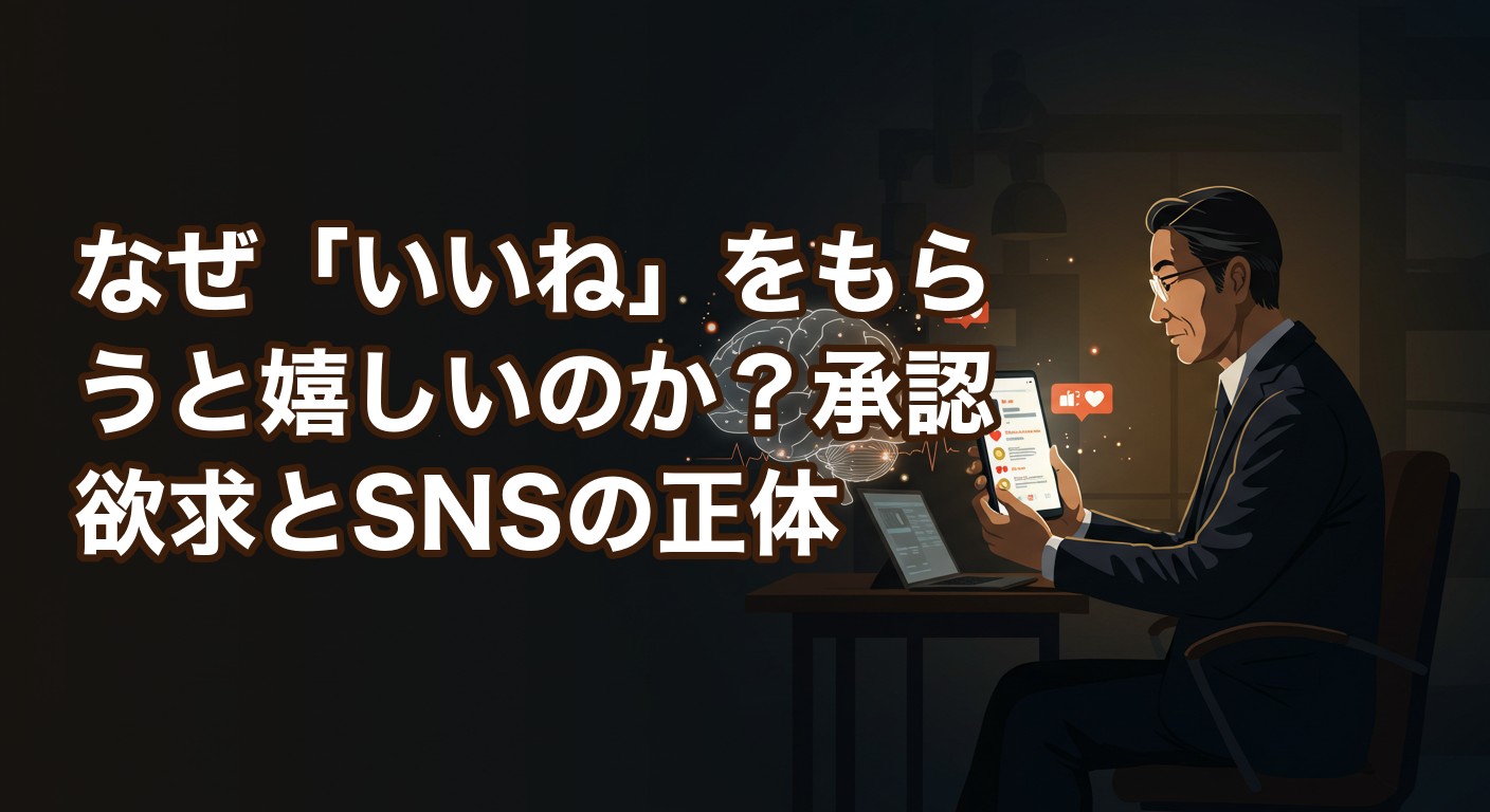 なぜ「いいね」をもらうと嬉しいのか?承認欲求とSNSの正体