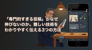 「専門的すぎる投稿」がなぜ伸びないのか。難しい技術をわかりやすく伝える3つの方法